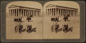 The best preserved temple in all Greece, the Doric "Theseion" of time-yellowed marble, Athens