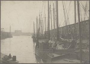Boston, Mass., fishing vessels at T Wharf