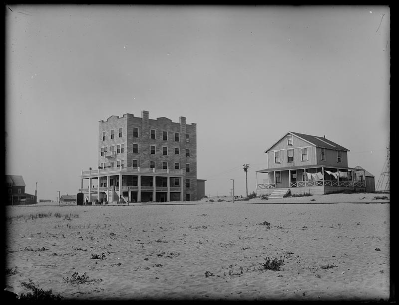 Buildings on the beach