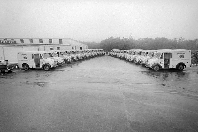 Gulf Hill Dairy trucks, Gulf Hill Road, South Dartmouth, MA