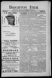 The Brighton Item, August 29, 1891