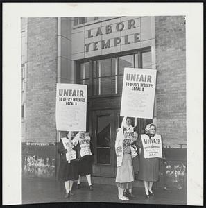 Labor Pickets.