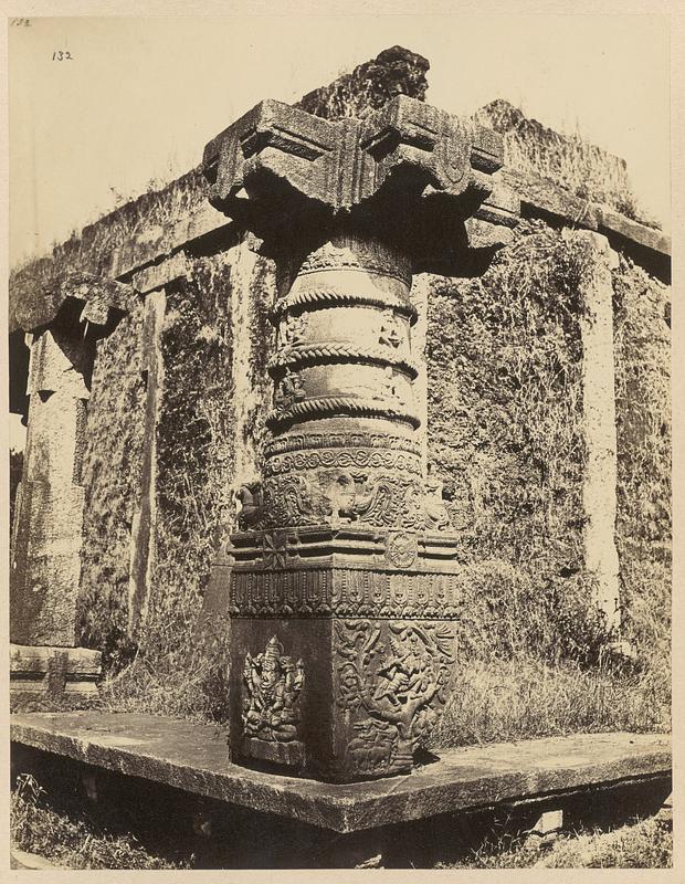 Column, Neminatha Basadi, Karkala, India