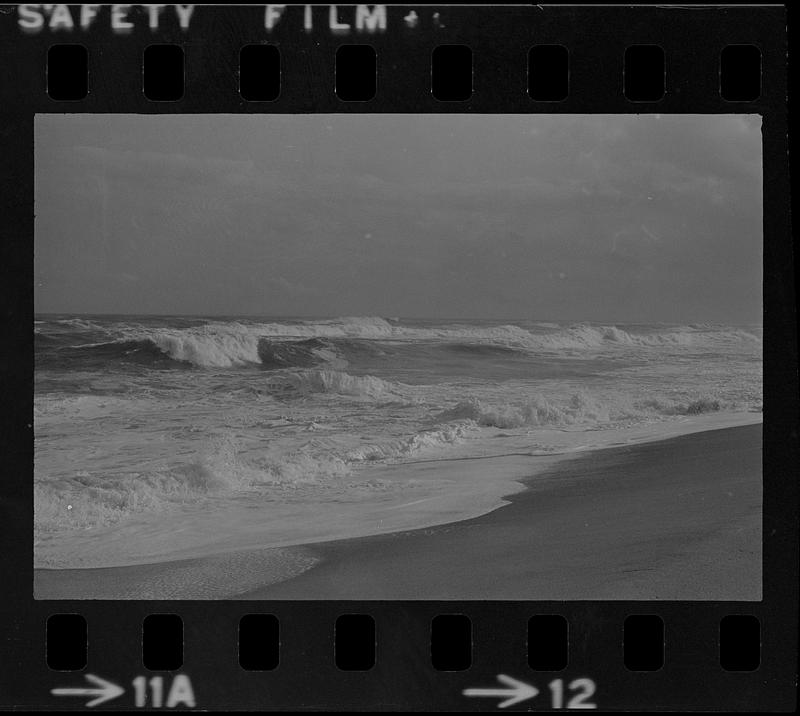 Plum Island surf, beach, and clouds