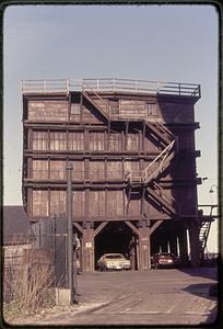 Coal dock building for Lincoln Power Station Commercial Street North End Boston