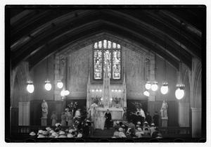 Wedding, daughter of Mrs. Richard Howard taken at Presentation Church Oak Sq. Brighton