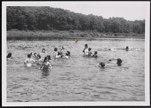 Group of people swimming