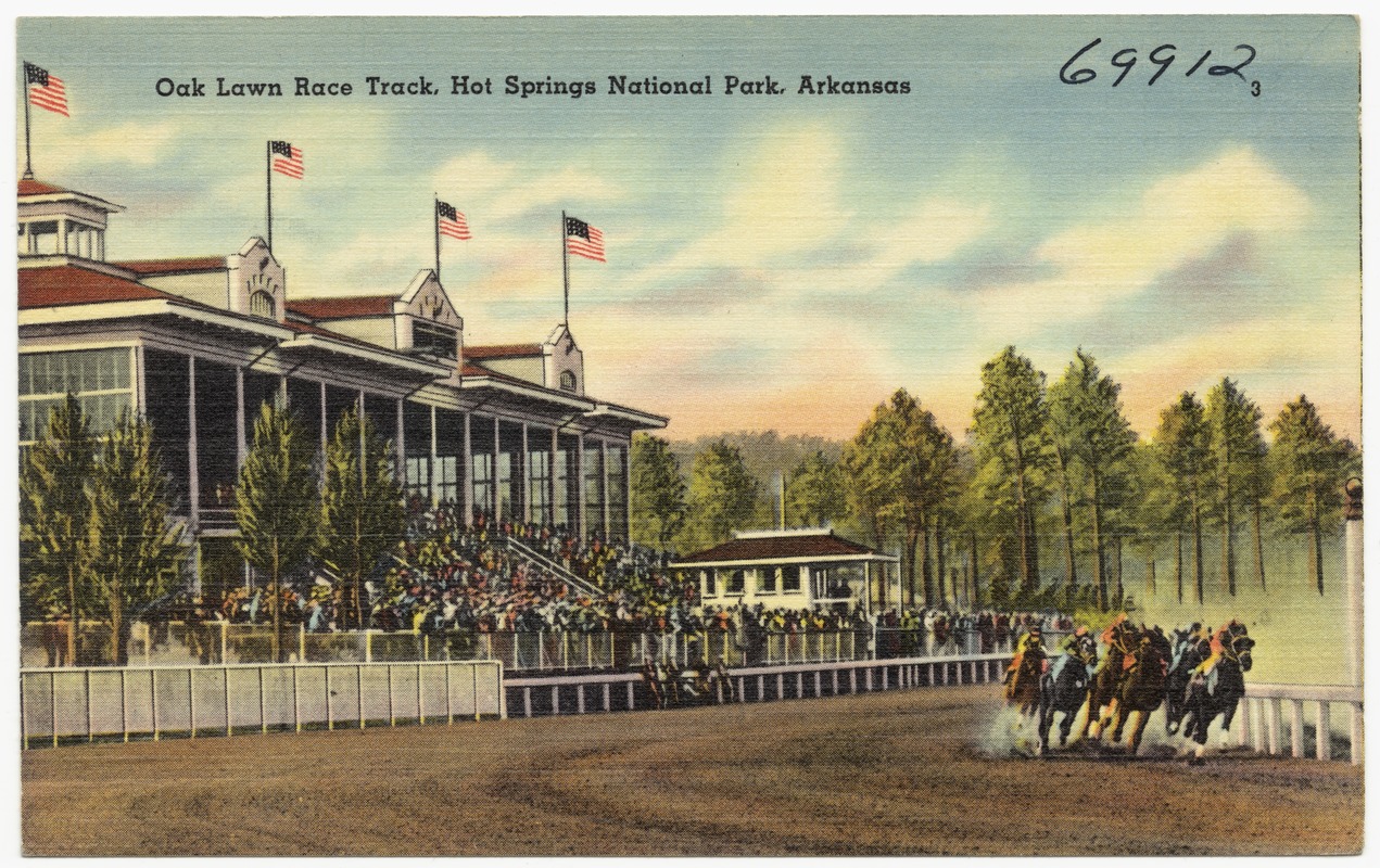 Oak Lawn race Track, Hot Springs National Park, Arkansas