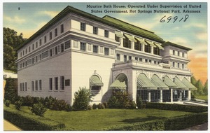 Maurice Bath house, operated under supervision of United States Government, Hot Springs National Park, Arkansas