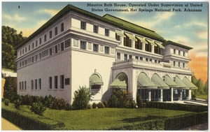 Maurice Bath House, operated under supervision of United States Government, Hot Springs National Park, Arkansas