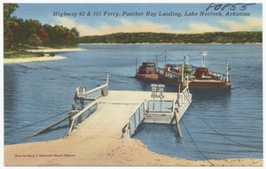 Highway 62 & 101 Ferry, Panther Bay Landing, Lake Norfolk, Arkansas