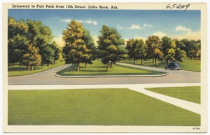 Driveway to Fair Park from 12th Street, Little Rock, Ark.