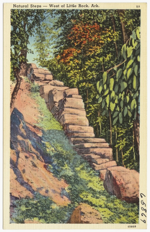 Natural steps, west of Little Rock, Ark.