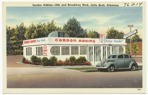 Gordon Adkins, 10th and Broadway Blvd., Little Rock, Arkansas