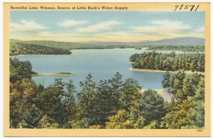 Beautiful Lake Winona, Source of Little Rock's water supply