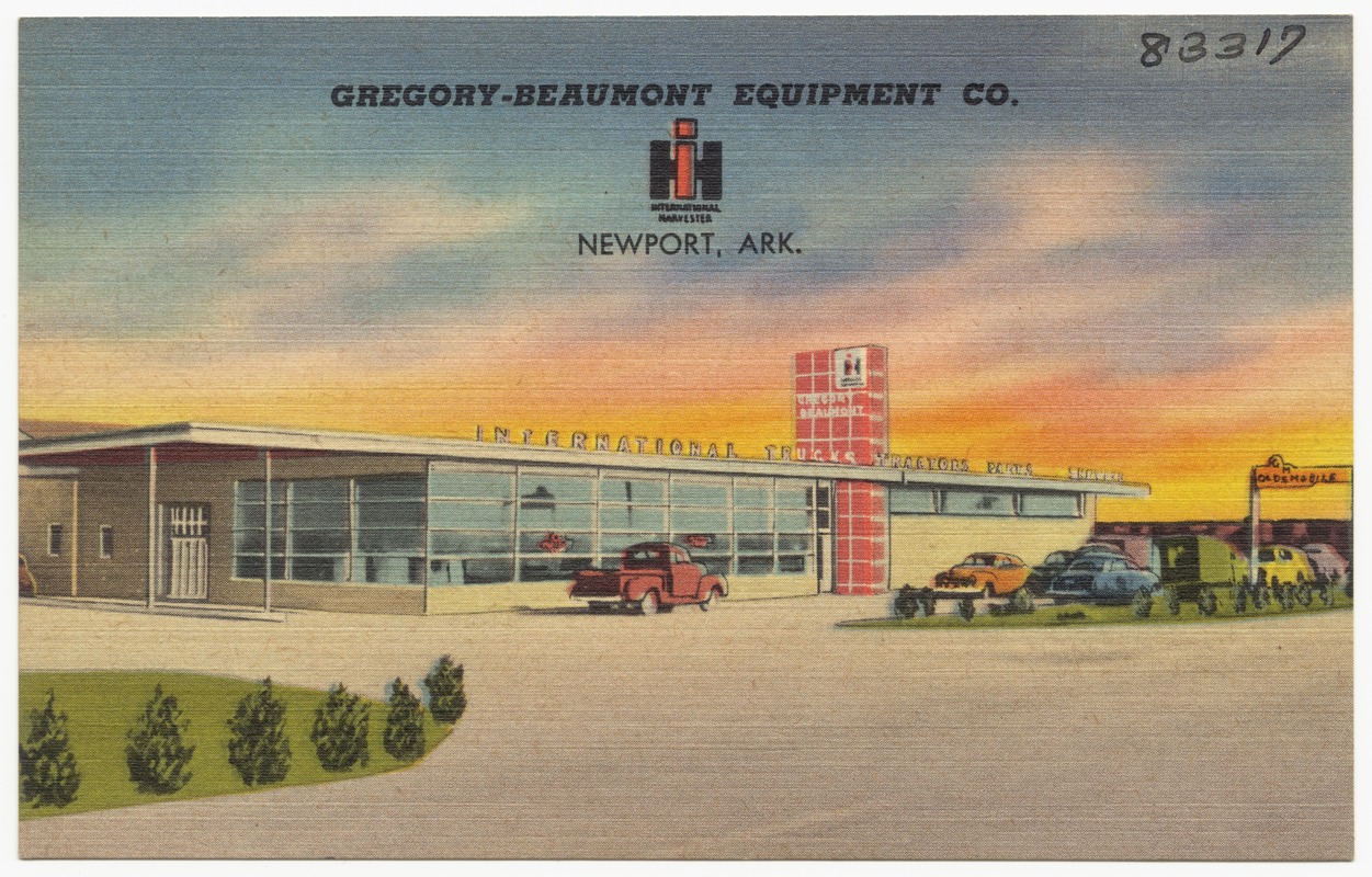 Gregory Beaumont Equipment Co. Newport Ark. Digital Commonwealth