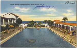 Fresh water swimming pool, Sea Island, Ga.