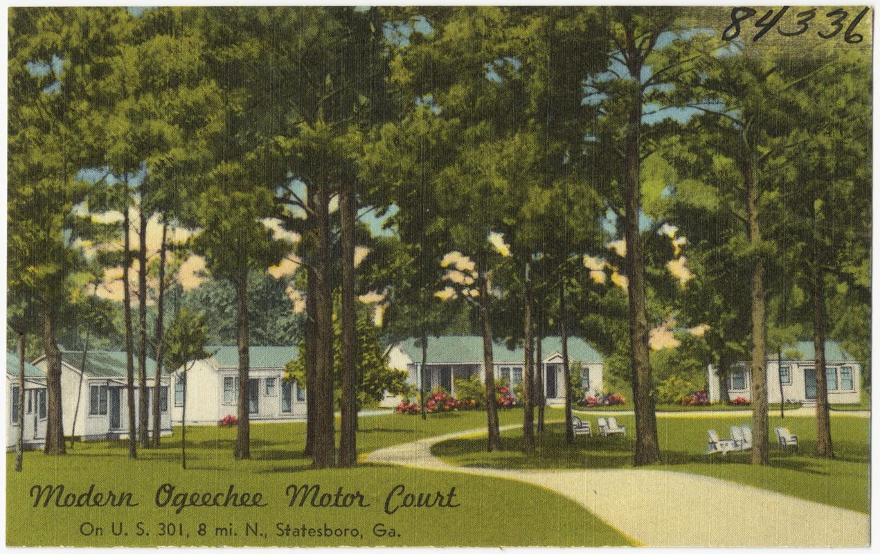 Modern Ogeechee Motor Court, on U.S. 301, 8 mi. N., Statesboro, Ga.