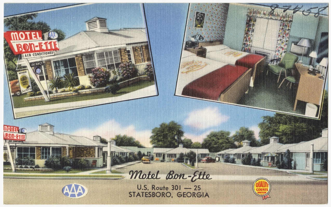 Motel Bon-Ette, U.S. Route 301-25, Statesboro, Georgia