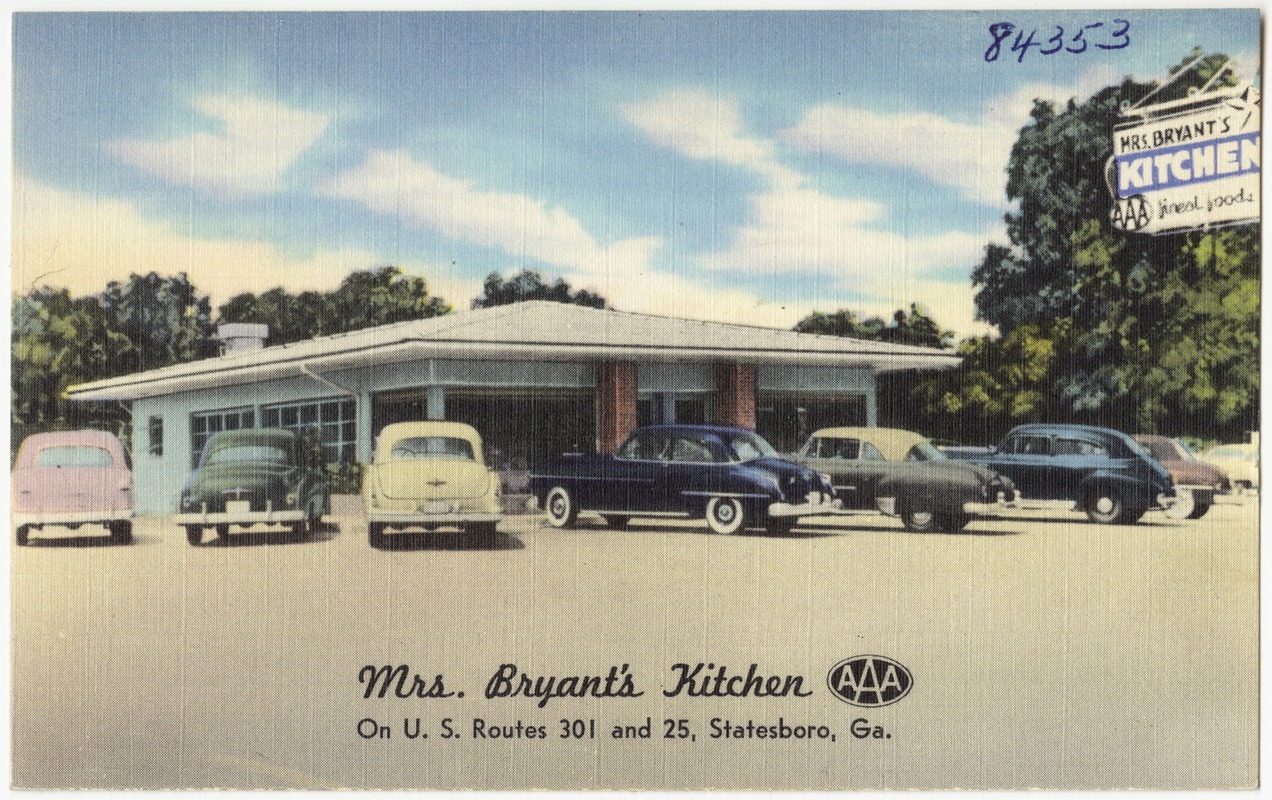 Mrs. Bryant's kitchen, on U.S. routes 301 and 25, Statesboro, Ga.