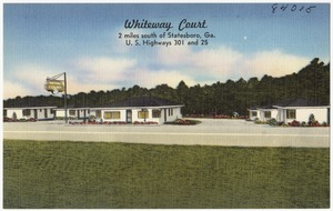 Whiteway Court, 2 miles south of Statesboro, Ga., U.S. highways 301 and 25