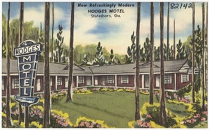 New refreshingly modern Hodges Motel, Statesboro, Ga.