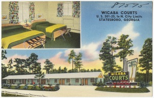 Wicaba Courts, U.S. 301-25, in N city limits, Statesboro, Georgia