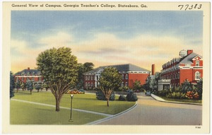 General view of campus, Georgia Teacher's College, Statesboro, Ga.