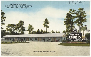 Wicaba Courts, U.S. 301-25, in N city limits, Statesboro, Georgia