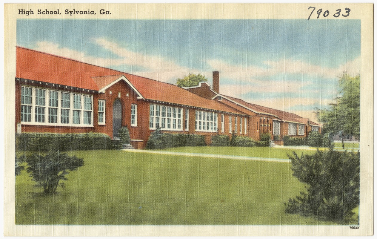 High School, Sylvania, Ga. Digital Commonwealth