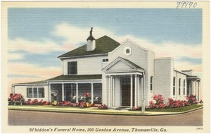 Whiddon's Funeral Home, 200 Gordon Avenue, Thomasville, Ga.