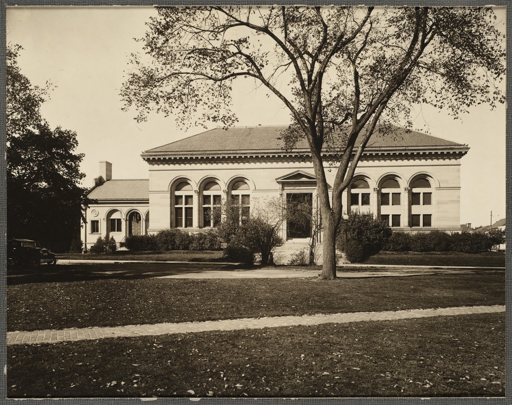 Robbins Library with addition