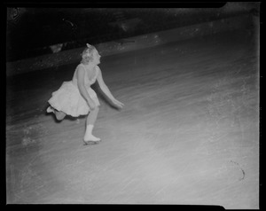 Sonja Henie skating on the ice