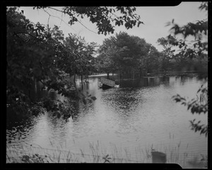 Housing for animals in the middle of flooded waters