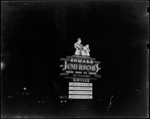 Neon "Howard Johnson's Grille" sign