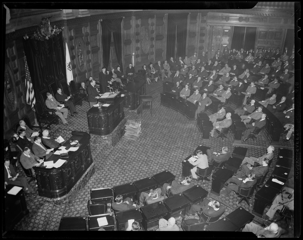 View of the new legislature of 1950 - Digital Commonwealth