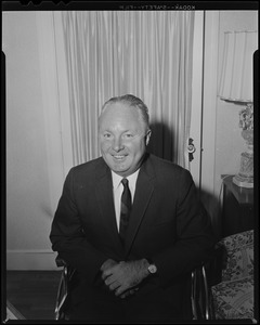 Mayor John F. Collins on the morning after winning re-nomination for office