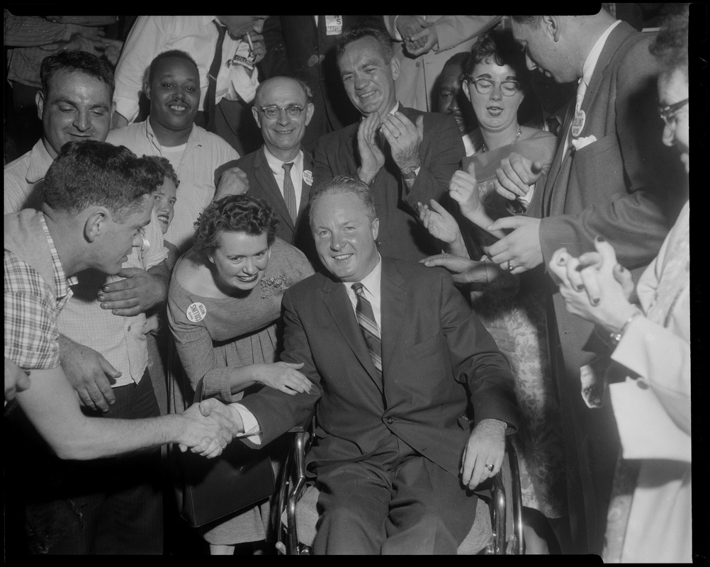 John F. Collins and wife after the preliminary election