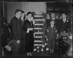 Family at the Inaugural Ball of Governor James M. Curley