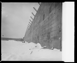 Norfolk State Prison wall during construction