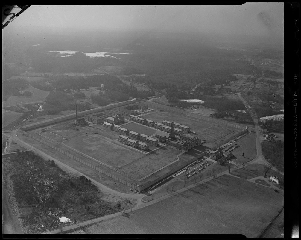 View from the air of Norfolk State Prison campus