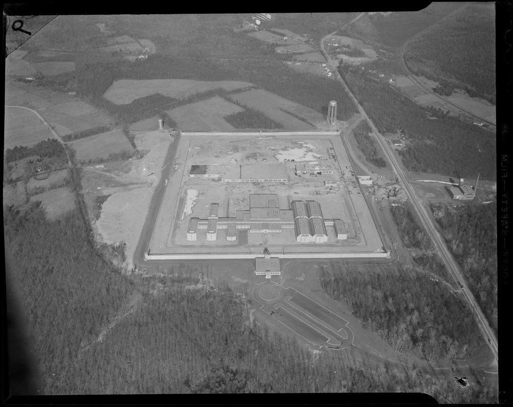 View from the air of Norfolk State Prison campus