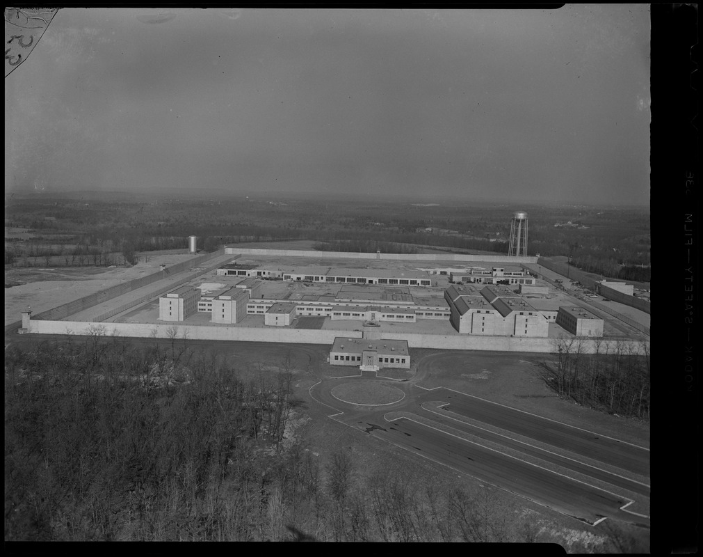 View from the air of Norfolk State Prison campus