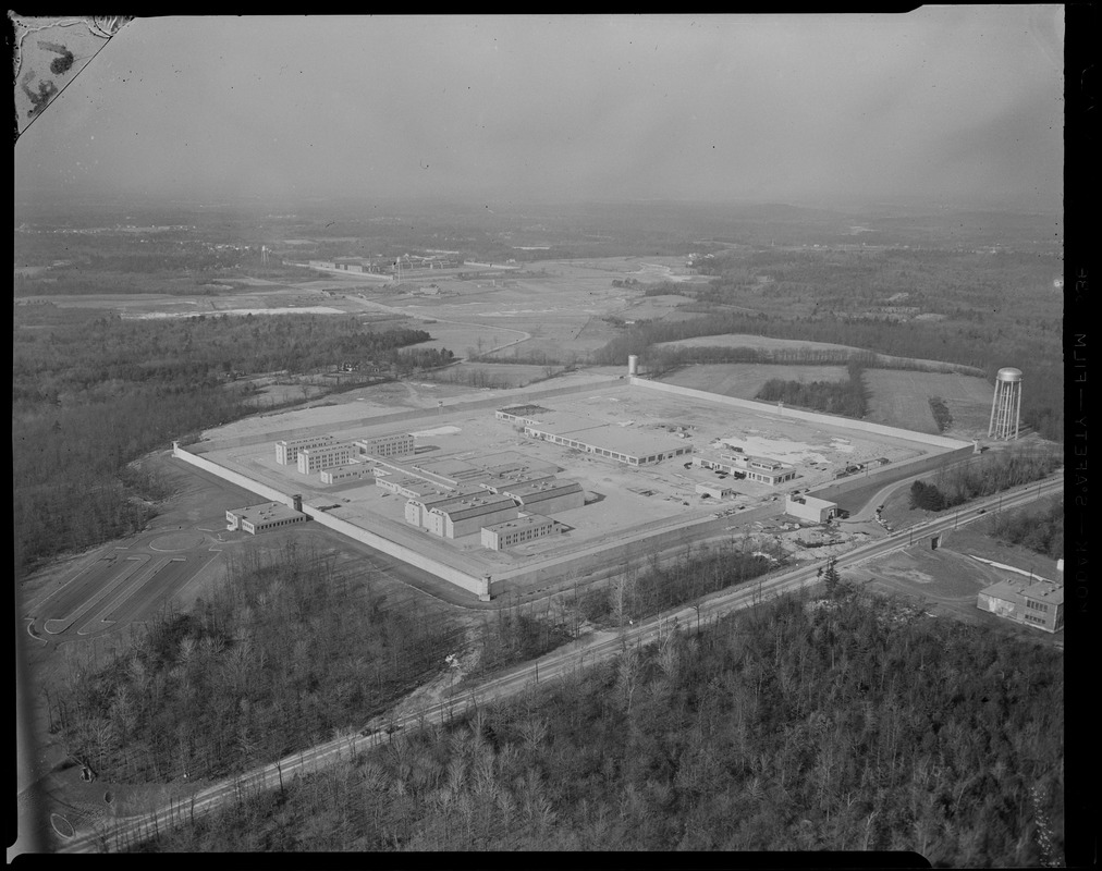 View from the air of Norfolk State Prison campus