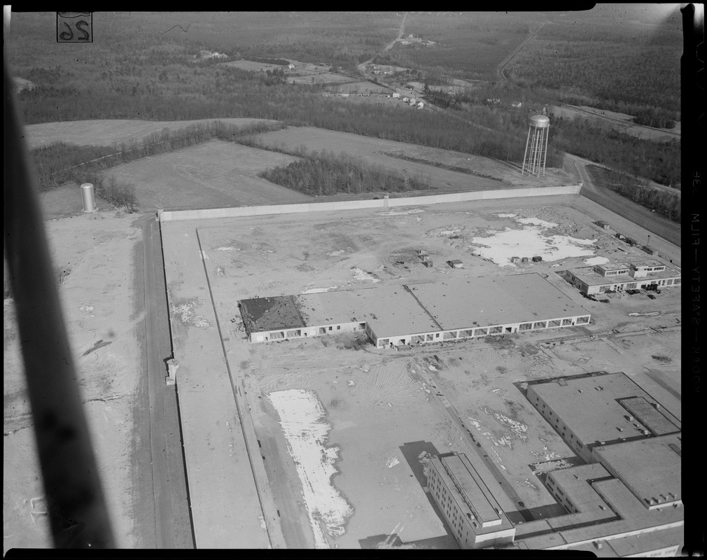 View from the air of Norfolk State Prison campus