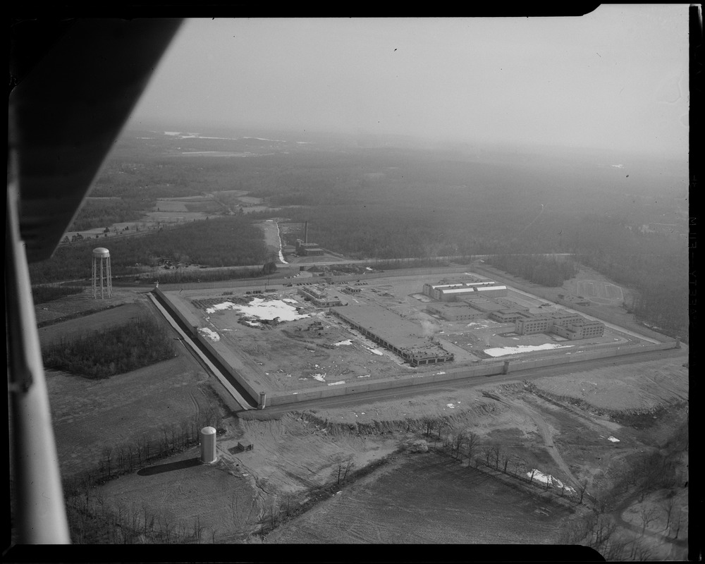 View from the air of Norfolk State Prison campus