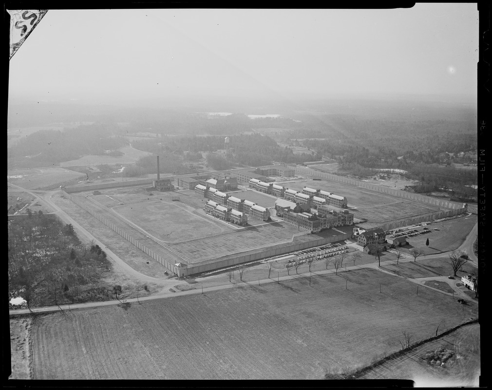 View from the air of Norfolk State Prison campus