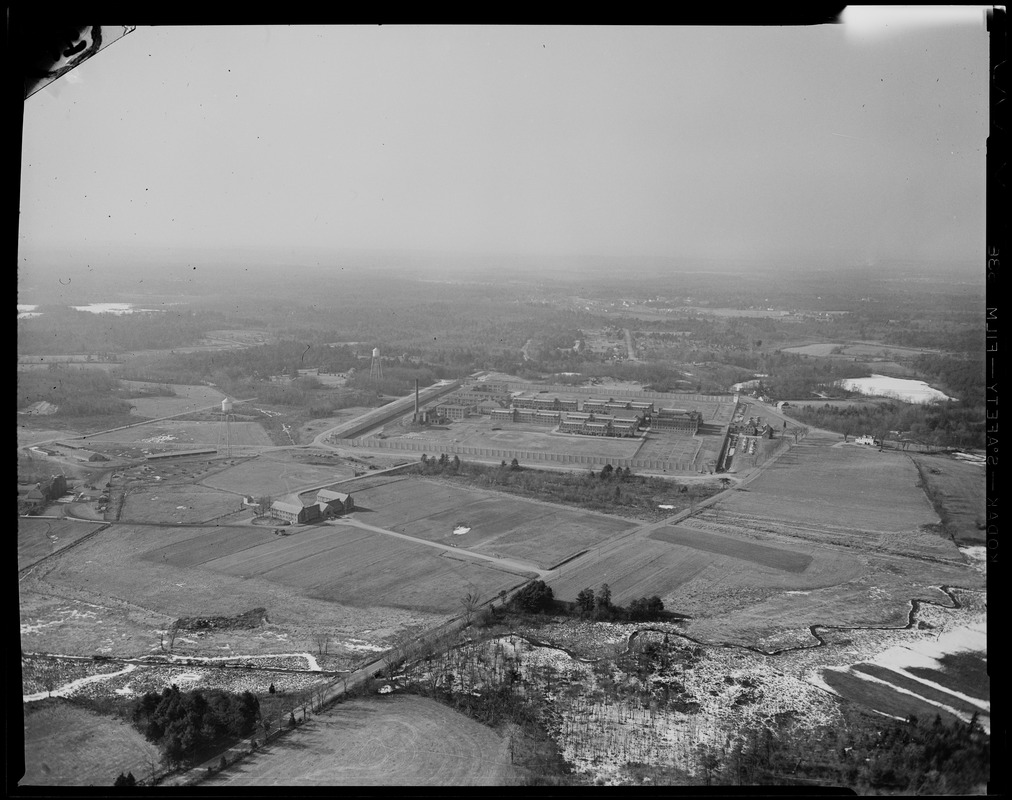 View from the air of Norfolk State Prison campus