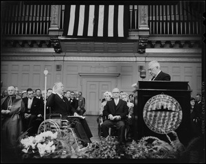 Mayor Collins swearing in for his term