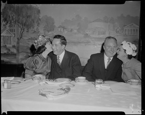 Mayor Collins with his wife Mary and another couple at a reception